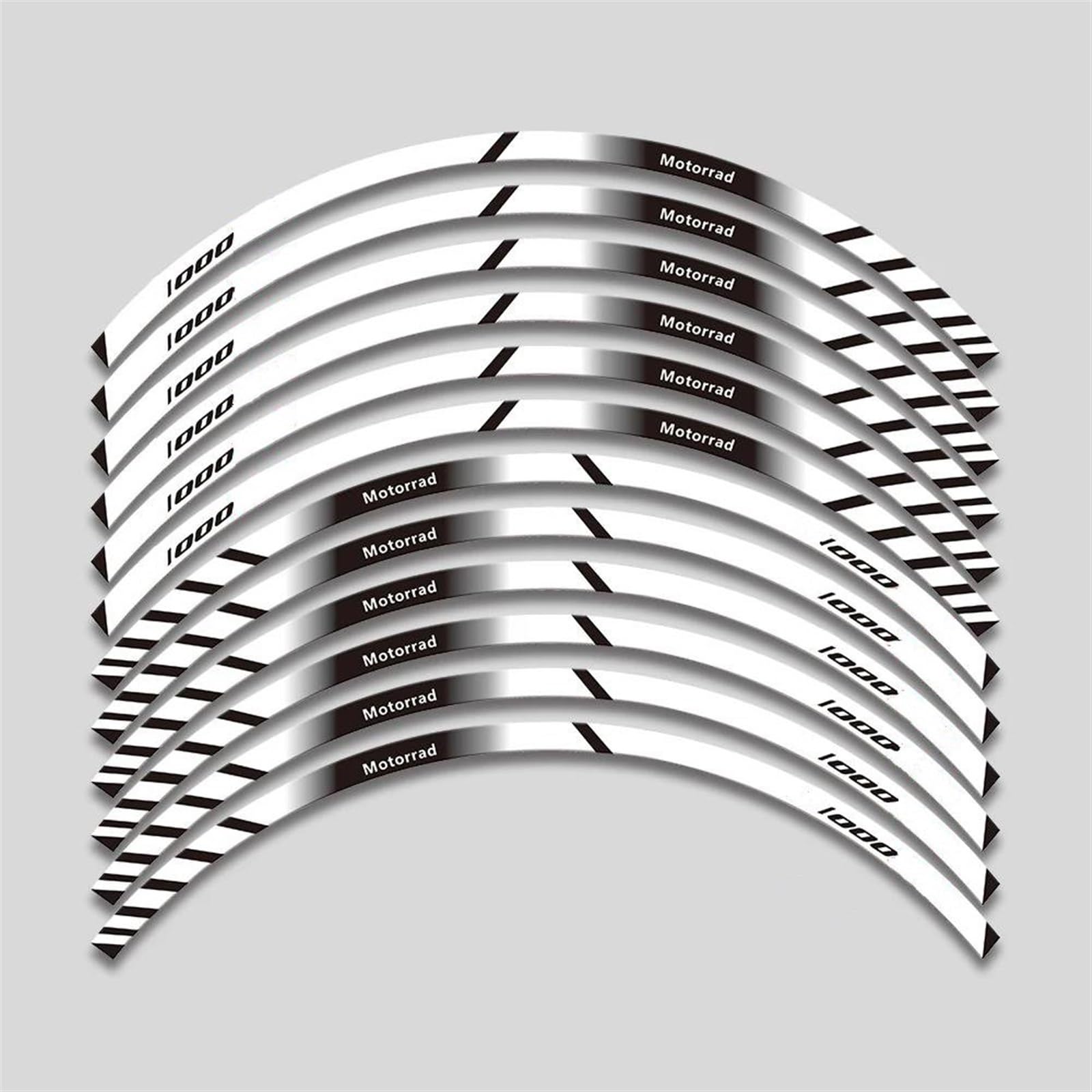 Reflective Motorcycle Wheel Sticker Inside Rim Decals Stripe Tape for BMW S1000XR S1000 XR S 1000XR S1000xr Decorative(Color7)