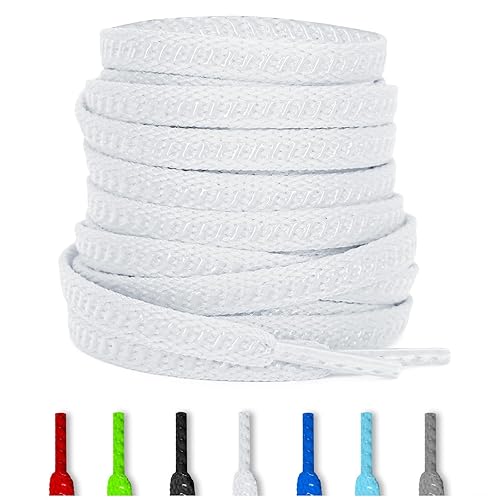 UamGlsob 7MM Non-Slip Soccer Shoelaces for Football Boots, Durable Grip