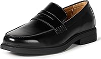 Amazon Essentials Men's Classic Penny Loafers - Comfortable Memory Foam Dress Shoes with Non-Slip Sole