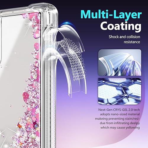 Miniatura 462 de NGB Supremacy Funda compatible con Samsung Galaxy S22 Plus (5G de 6.6 pulgadas) con protector de pantalla (cobertura máxima, TPU flexible), soporte