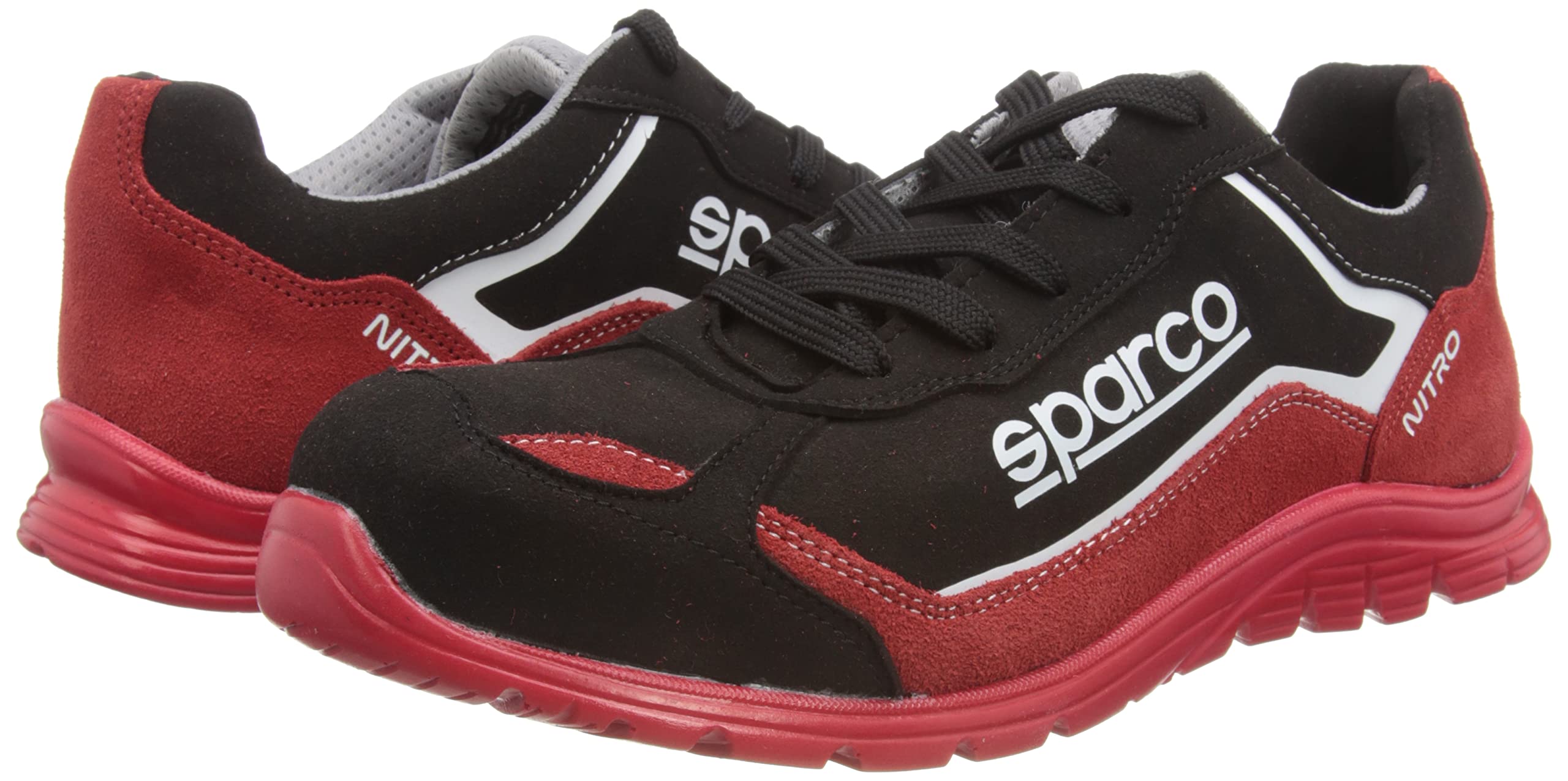 Sparco - Nitro ESD S3L SR FO - Chaussures de sécurité Unisexes pour la Course à Pied - Chaussures de Travail hydrofuges - Embout Composite - Semelle antidérapante - Respirantes
