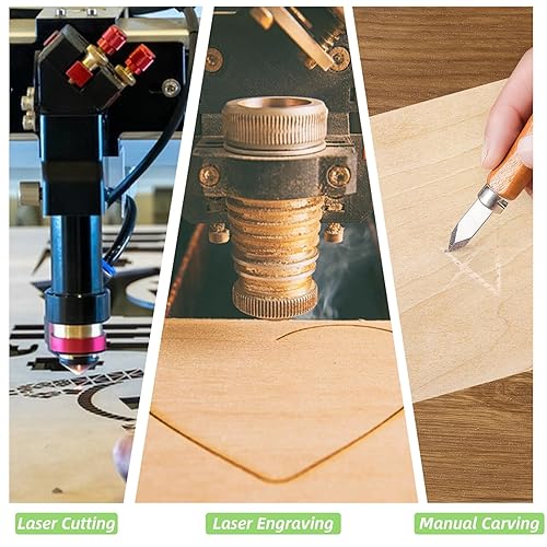 Miniatura 5 de 12 hojas de madera contrachapada de abedul báltico de 16 x 12 x 1/16 pulgadas, hoja de madera contrachapada sin terminar para artes y manualidades,