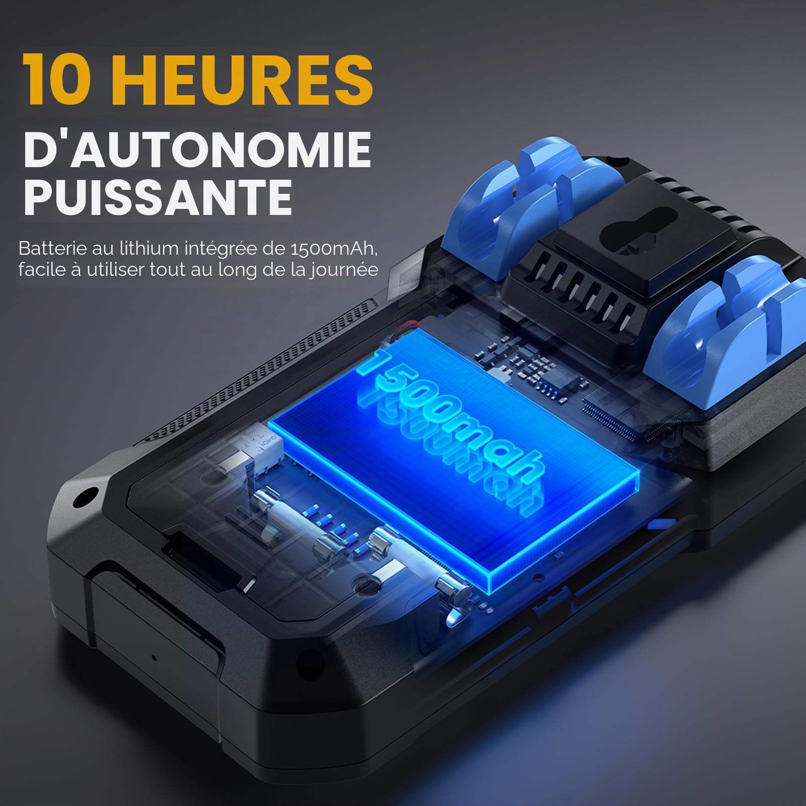 DMT-99 Multimètre Numérique, Multimetre Automatique Multifonctionnel Voltmètre Intelligent 10000 Compteurs Diagnostic Automatique Testeur de Tension Mesure la Résistance AC DC Voltage