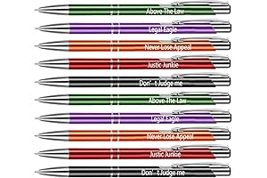Auch 10 PCS Lawyer Pens: The Perfect Gift for Men of the Law