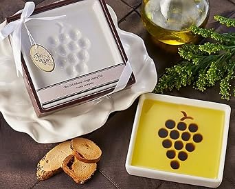 Mercato di Bellina Vineyard Select Olive Balsamic Oil Vinegar Dipping Plate