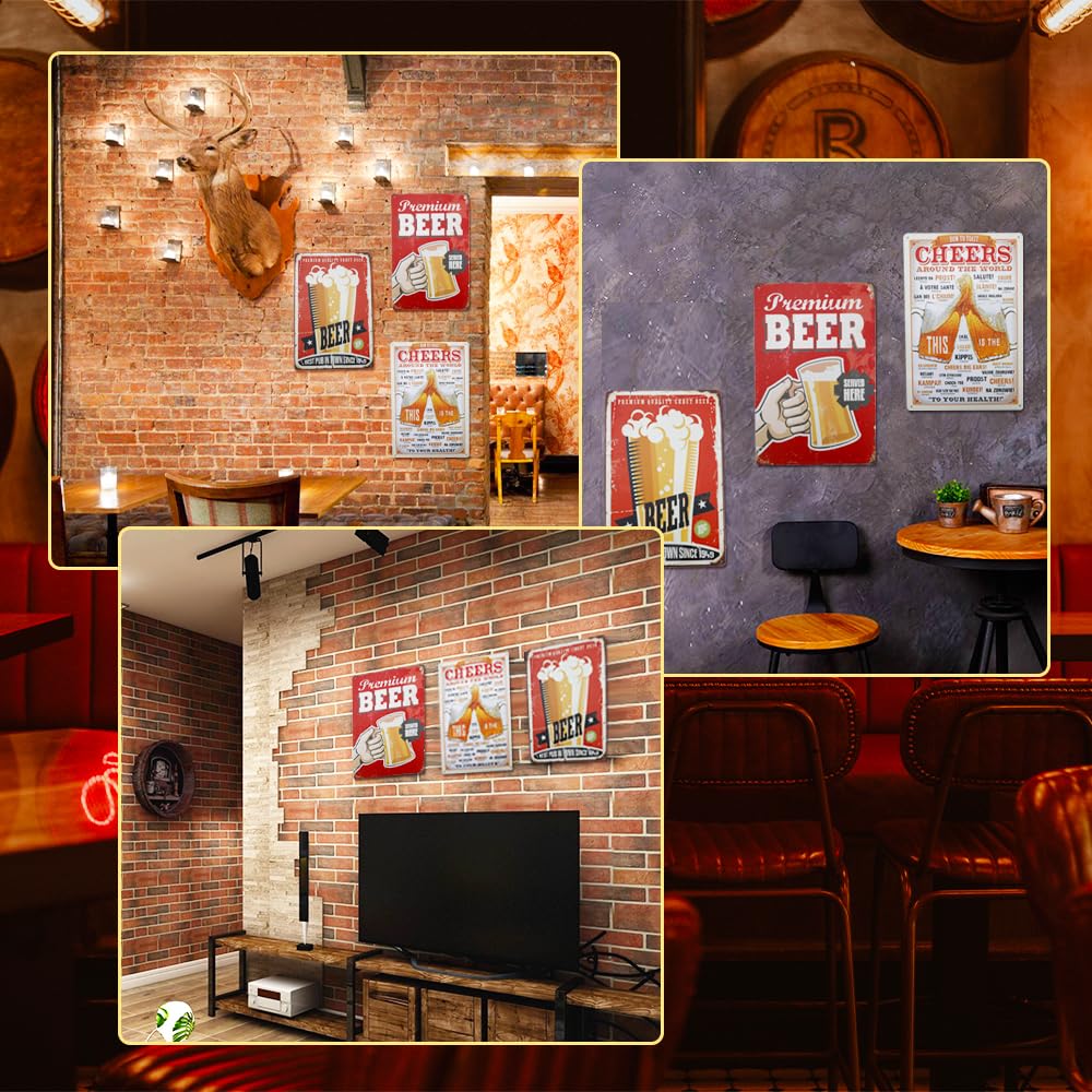 Plaque En Métal Vintage Chic Art Décoration Poster World War