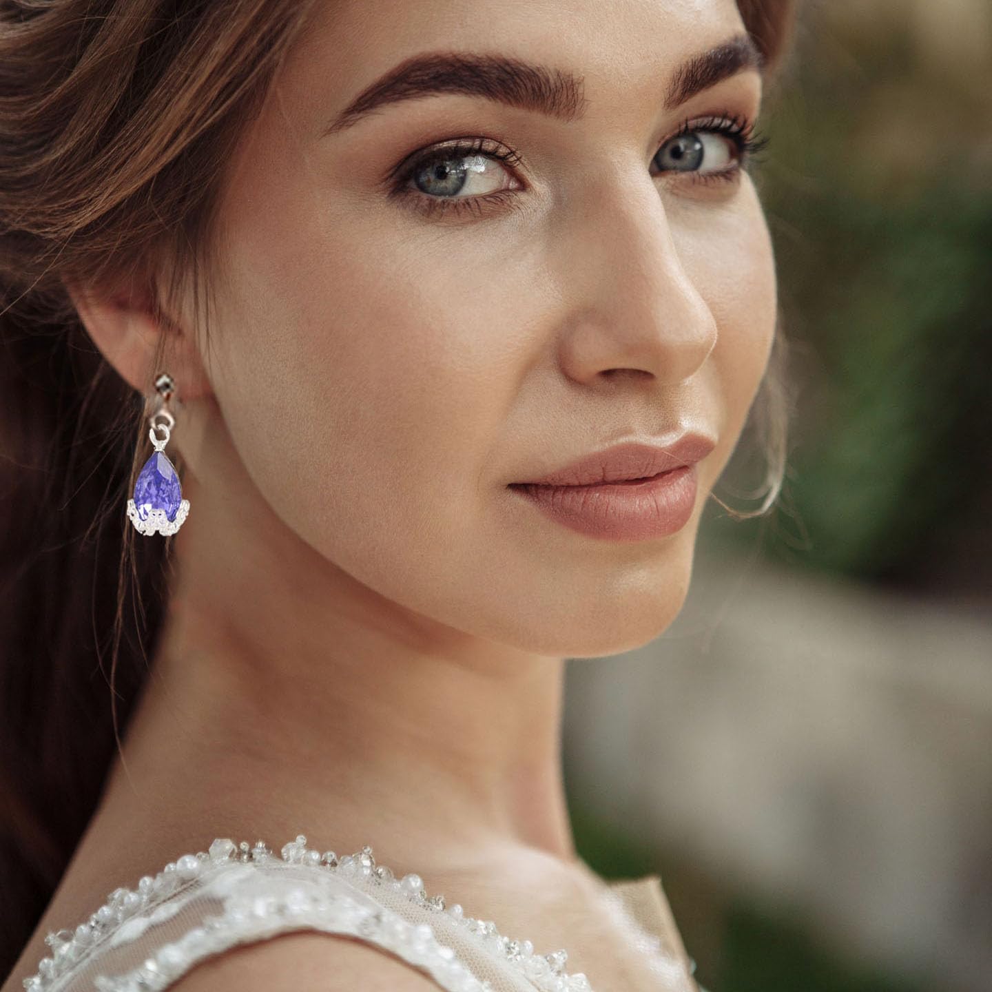 12 Pairs Clip on Earrings for Women Charm Teardrop Crystal Drop Dangle Earrings Huggie Hoop Ear rings Jewelry Set Christmas Valentine's Day Holiday Present - Image 6