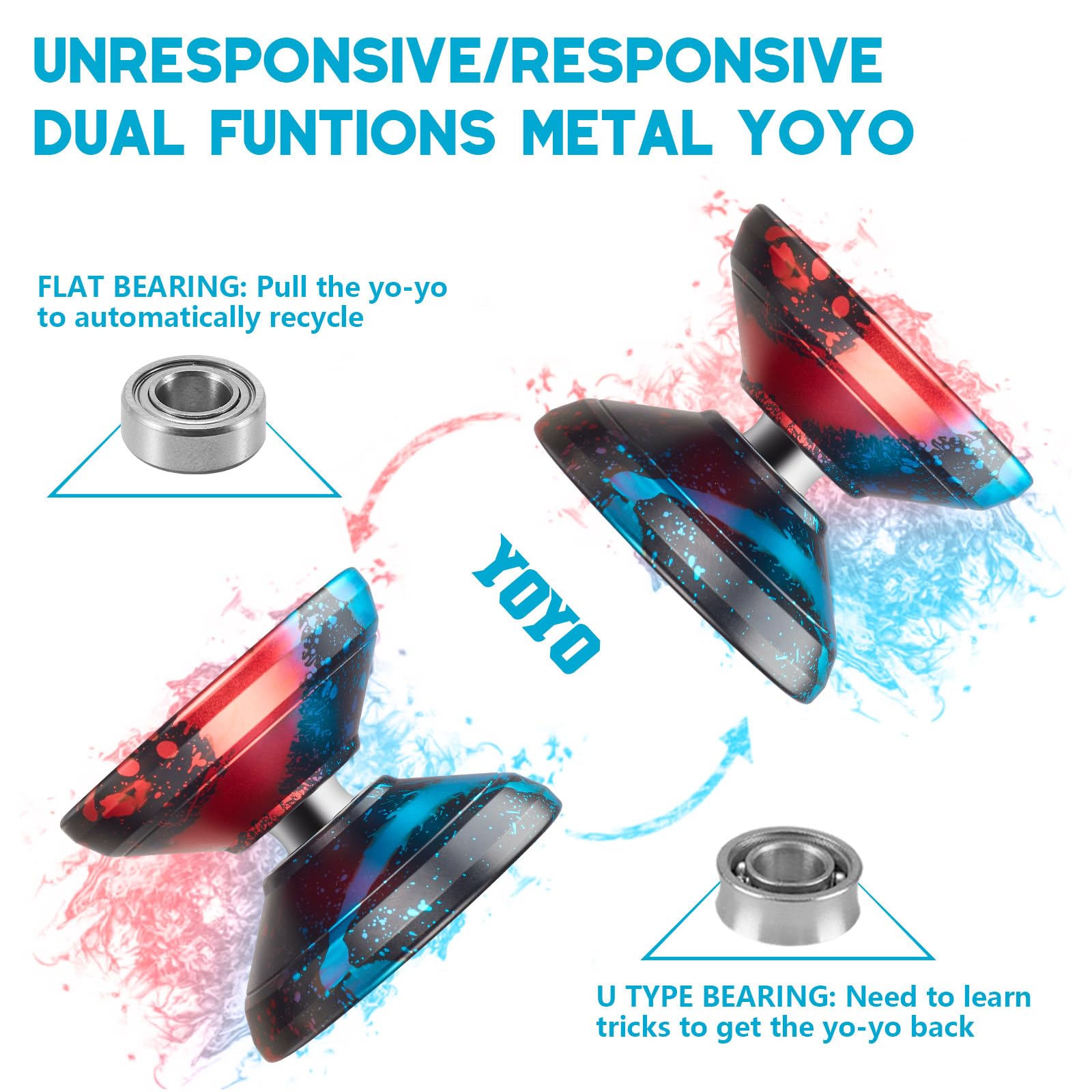 Amazon | HKSOD yoyo ハイパーヨーヨー プロフェッショナル