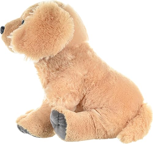 Vista 6 de Wild Republic, Peluche Golden Retriever, animal de peluche, regalos para niños, tienda de mascotas, 12 pulgadas Golden Retriever,Pastor alemán