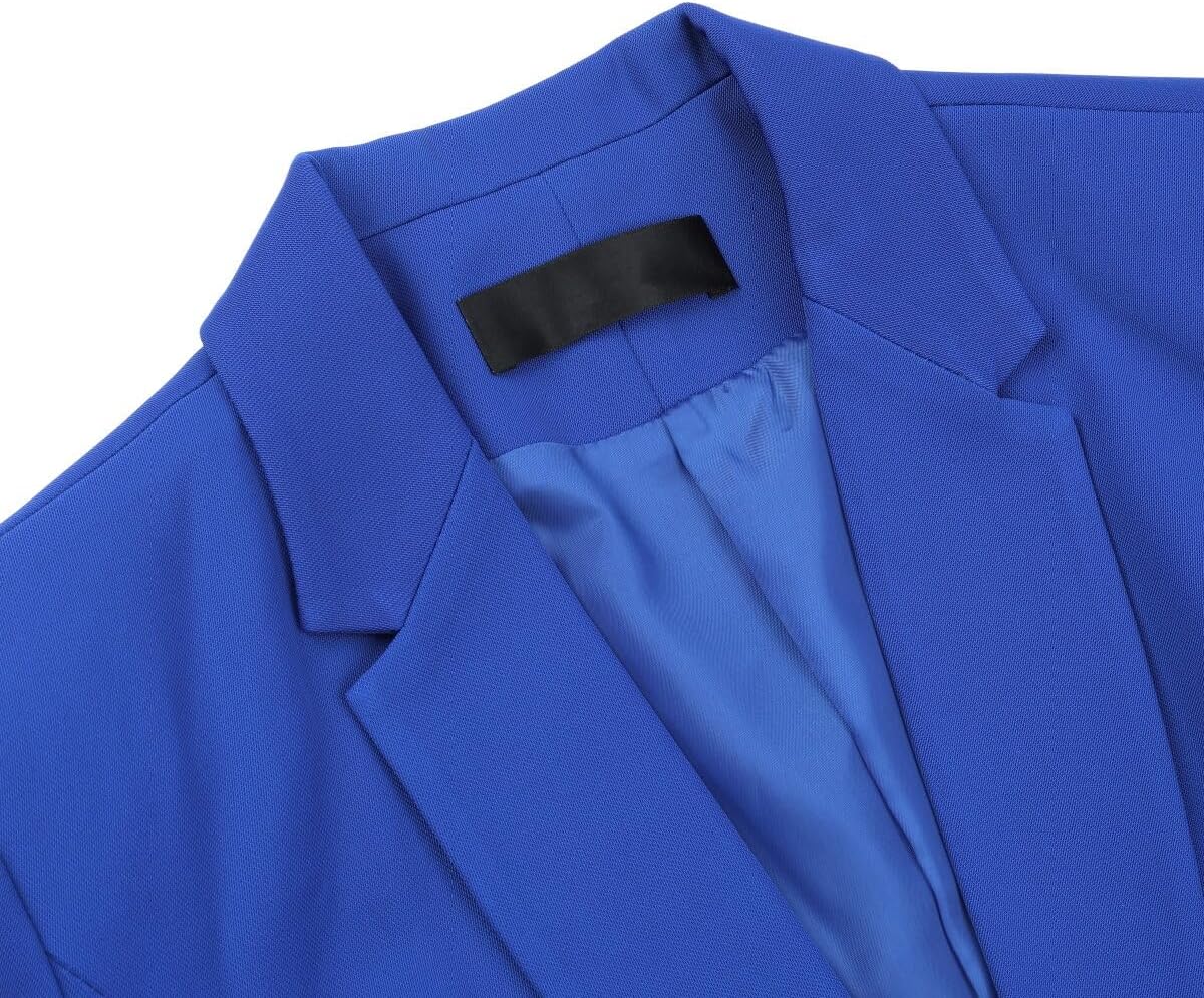 YUNCLOS Womens Suits 2 Piece Set Business Casual Long Sleeve Blazer and Pants Suit for Work Office - Image 5