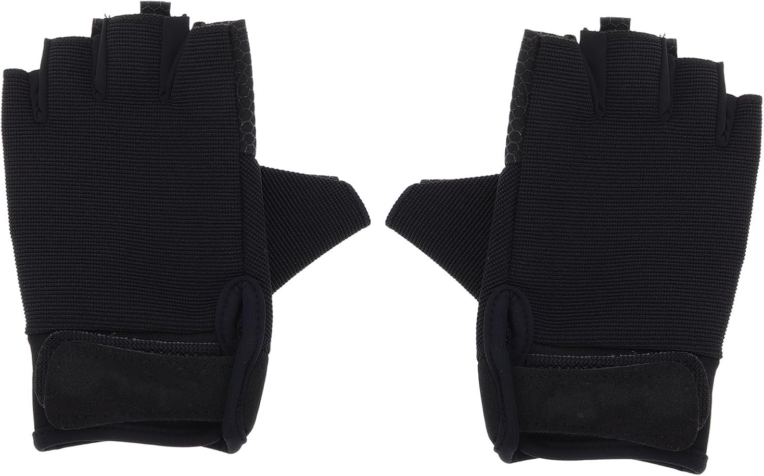 Outanaya Fingerless Fishing Gloves and Sailing Gloves Black Breathable Anti-Slip Wear-Resistant for Outdoor Training Kayaking Rowing Fitness and Hiking Men’s Size M