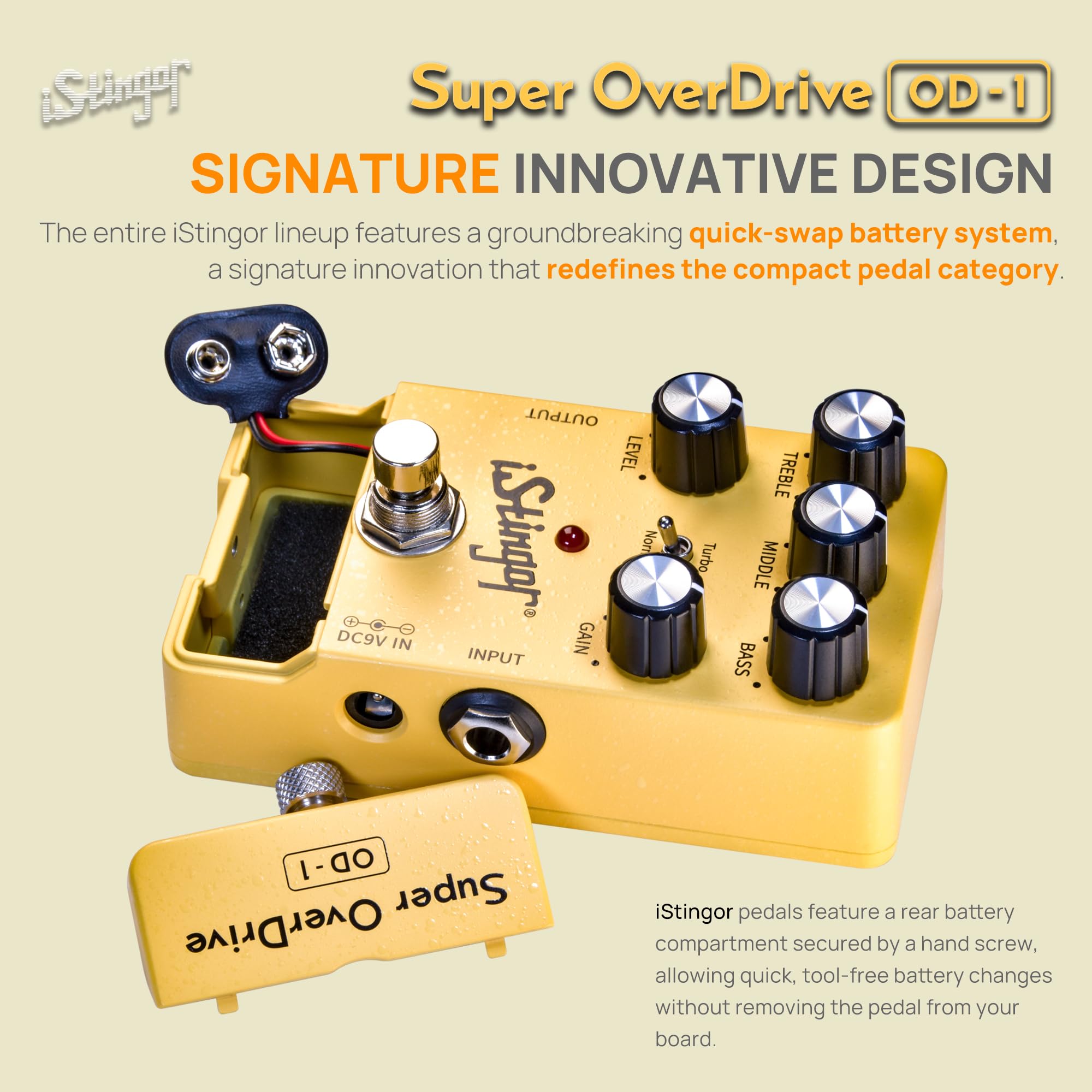 Amazon.com: iStingor Overdrive Guitar Pedal OD-1, Effects Pedal