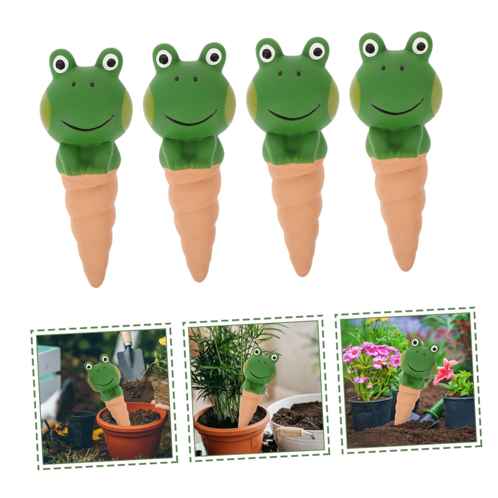 Toddmomy 4pièces Lot de Arroseurs Automatiques Céramique Globes Arrosage pour Plantes Inserts Auto-arrosants pour Pots