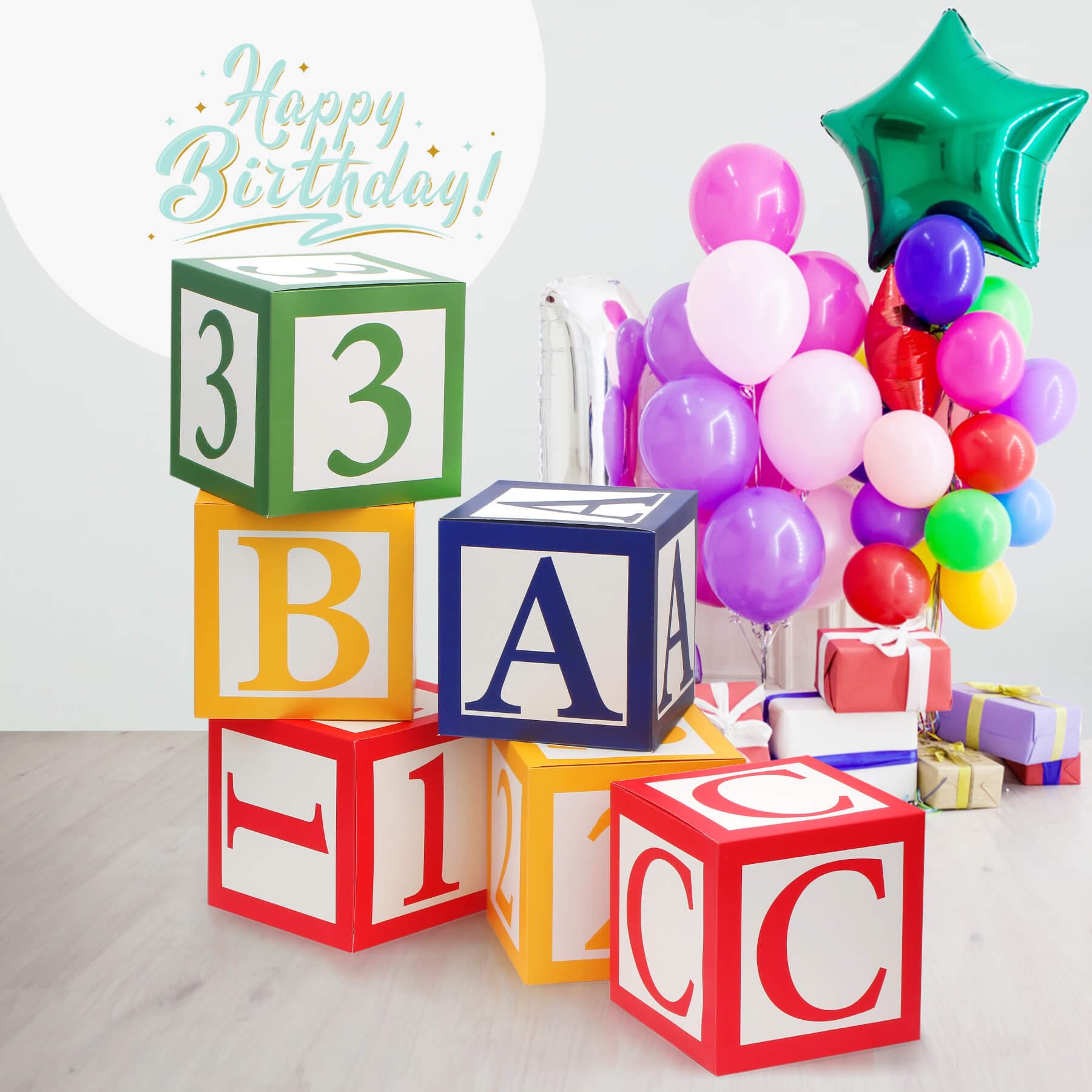 Abc Blocks Primary Colors Party Pantone's 2025 Color Of The Year