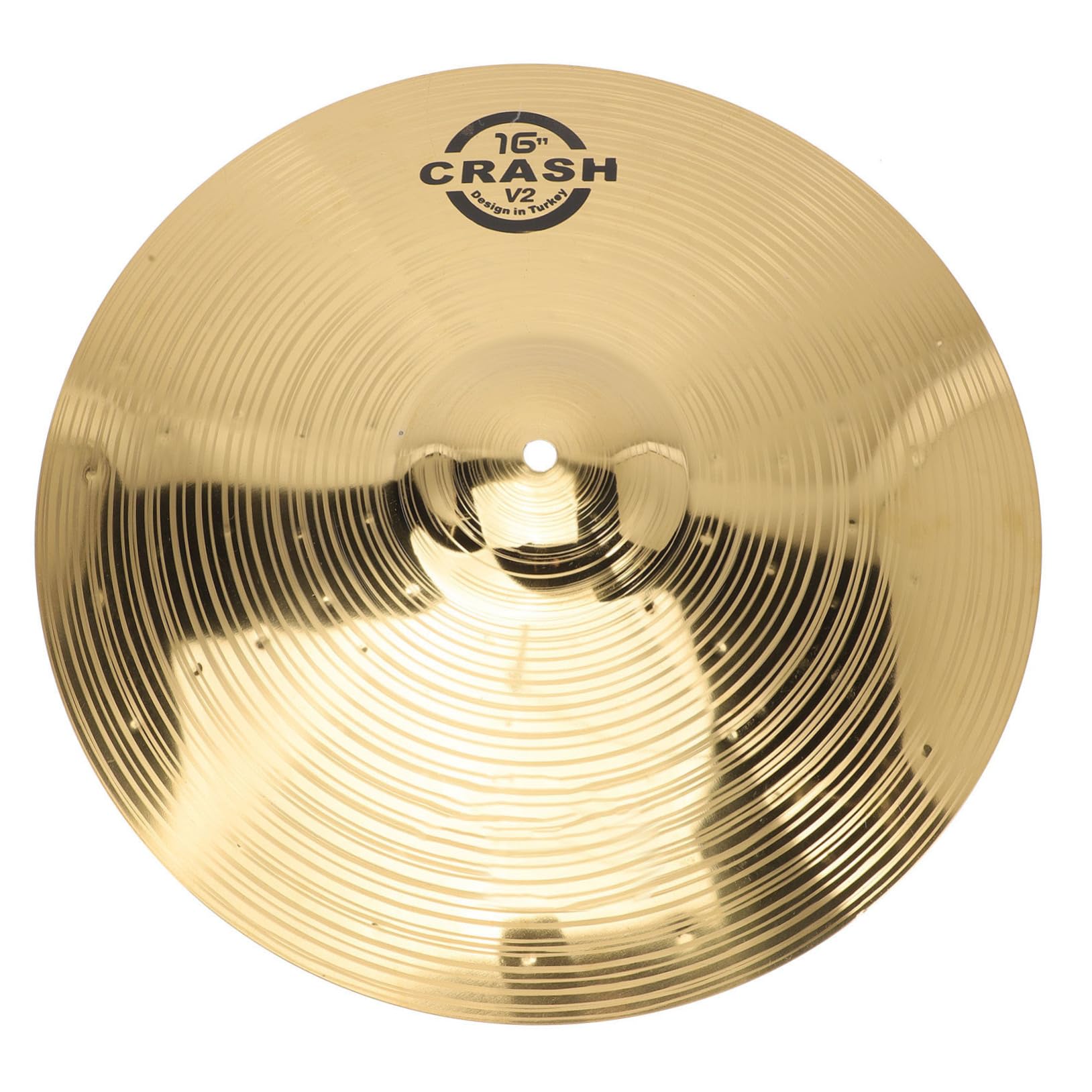 Vaguelly 16 pulgadas Crash Cymbals - Platillos de latón para principiantes (40 cm)
