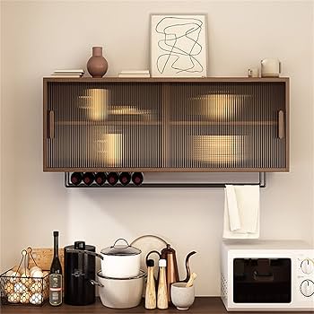 Amazon.co.jp: ウォール収納キャビネット ノルディックソリッドウッド