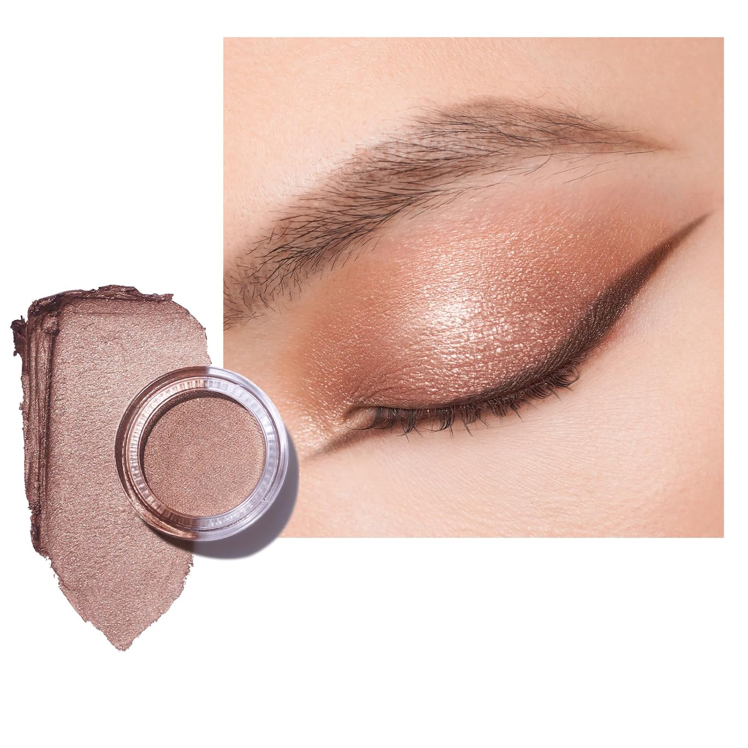 Oulac Shimmer Cream Eyeshadow also for Highlighter Blendable Eye Shadow Waterproof&Long Lasting with Moisturizing Formula Soft Shimmer Eye Make-up,Vegan & Cruelty-Free,6g 24