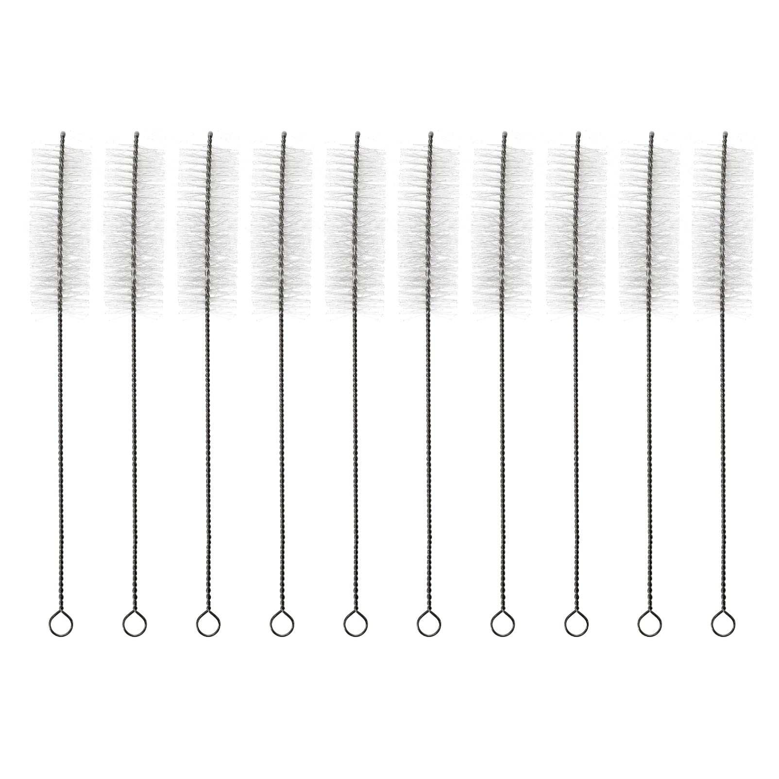 HOMOCONO 10pcs Cleaning Brush Easy Cleaning Pipe Brush Household Cleaner Cleaning Tool Cleaner Brush Portable Straw Clean Sample Vial Brush Straw Supply Straws Cleaning Supply Nylon