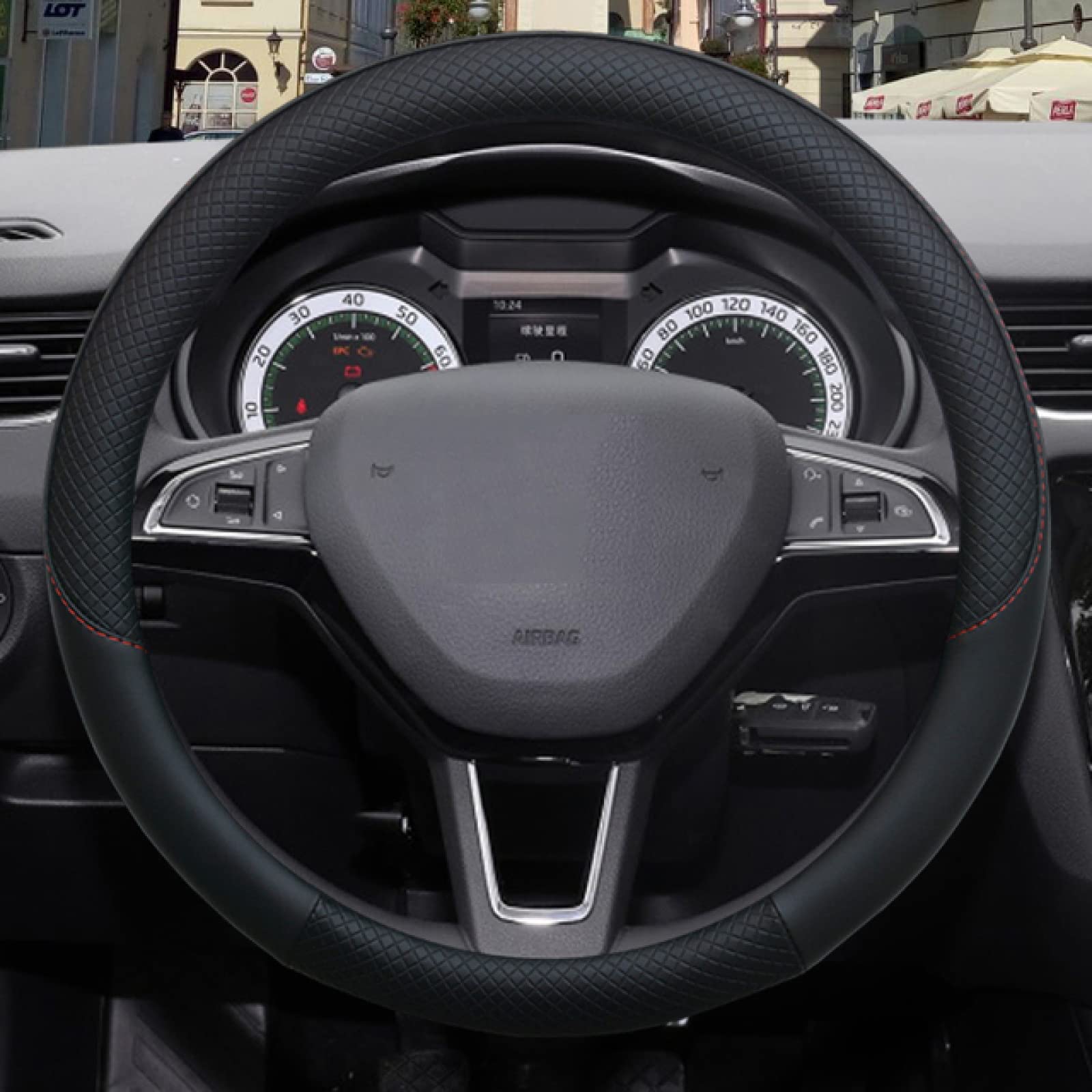 Auto Stuurwiel Cover Voor Hyundai Voor Tucson Voor Ix35 2004-2020 2016