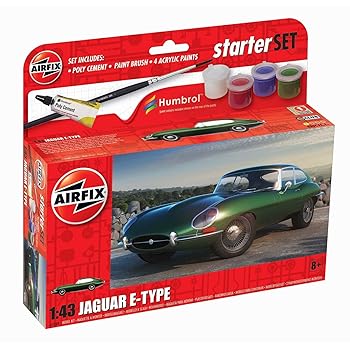 Airfix Starter Set Jaguar E-Type Building Set