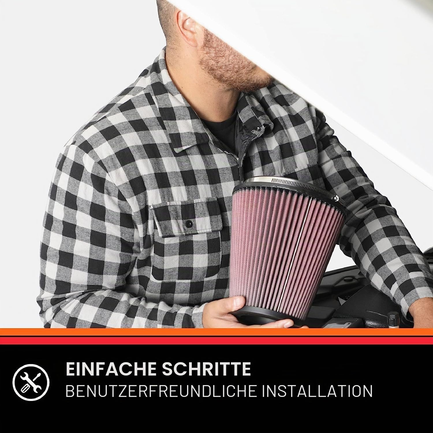 K&N E-3200 Waschbarer und wiederverwendbarer KFZ Custom Luftfilter