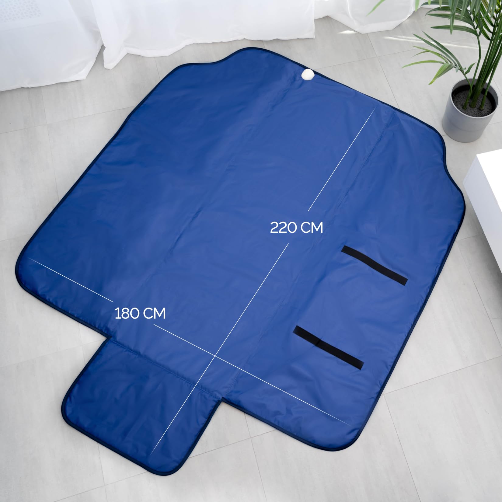 Coperta sauna a infrarossi 180 * 220 cm, 2 Zona di controllo remoto, Portatile a casa SPA, Infra red Terapia, Corpo Detox Fitness Caldo Sudorazione Anti invecchiamento, beauty-macchina