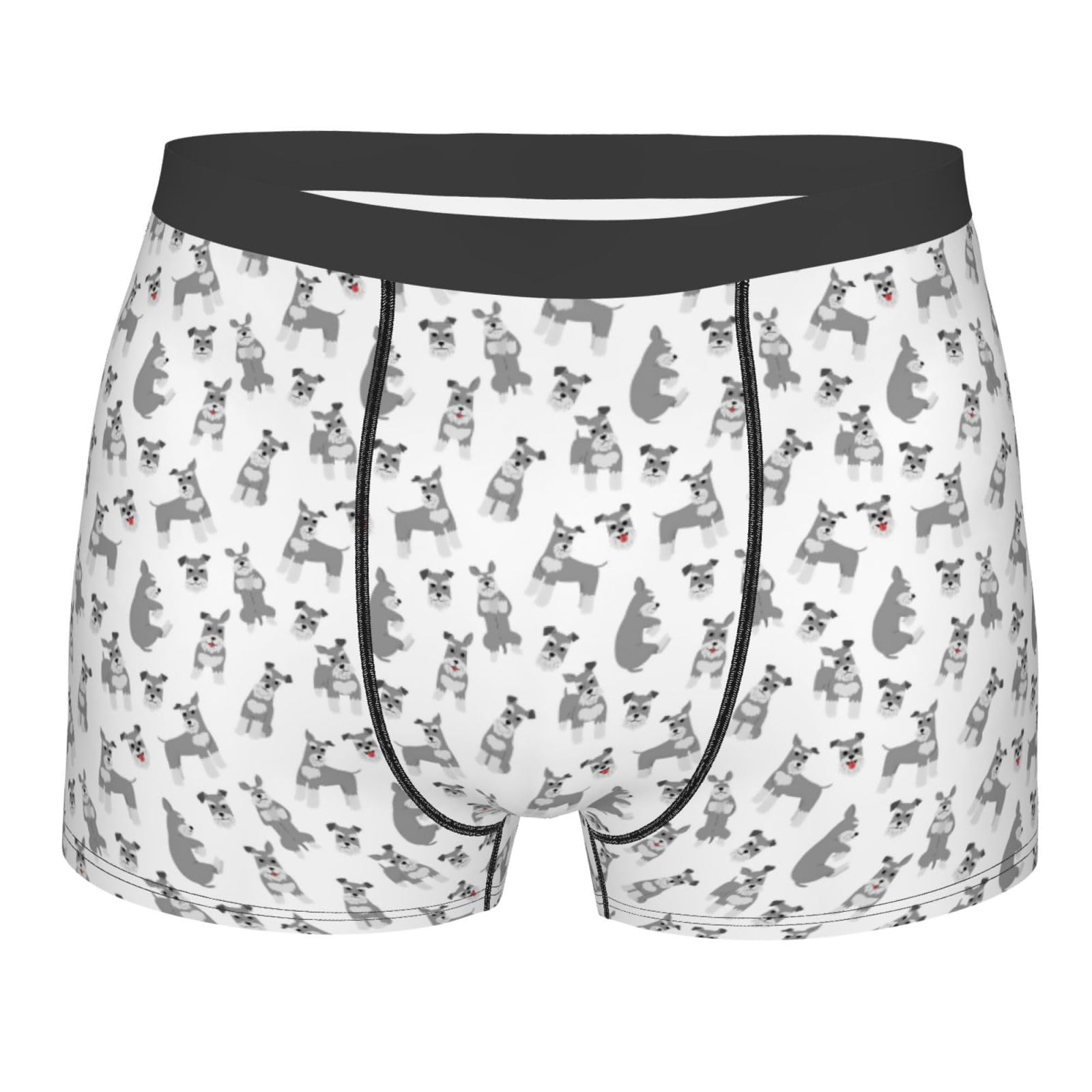 Amazon.co.jp: ミニチュア・シュナウザー柄 ボクサーパンツ メンズ