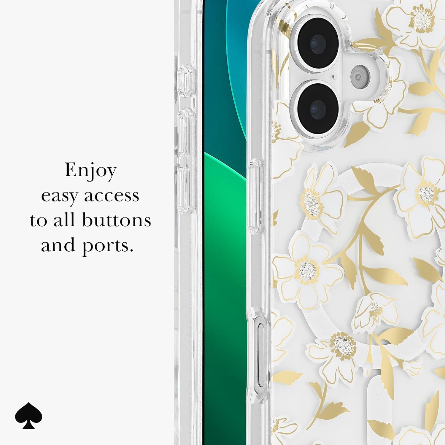 Amazon.com: kate spade new york iPhone 17 Case - Sunshine Floral
