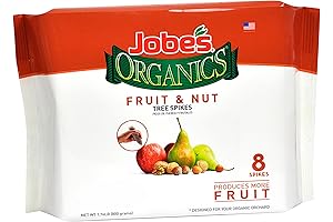 Jobe's Organics Granular Garden Fertilizer Spikes for Fruit, Nut, and Citrus Trees
