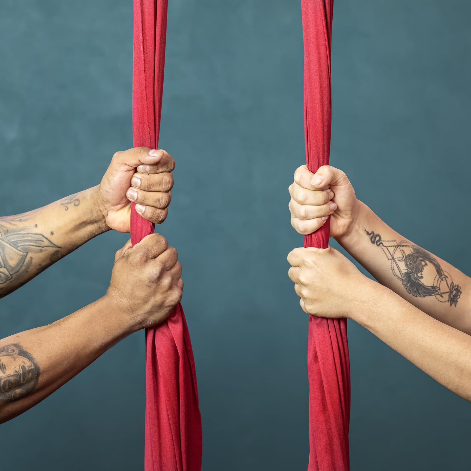 Play Juggling - Luftakrobatik und Luftdisziplinen, Slim Akrobatiktuch für kleine Hände und Anfänger der Luftakrobatik, 100% zertifiziertes Polyester