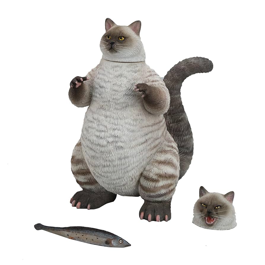 Amazon.com: MMOS X JXK Catzilla Statue for Home Decor