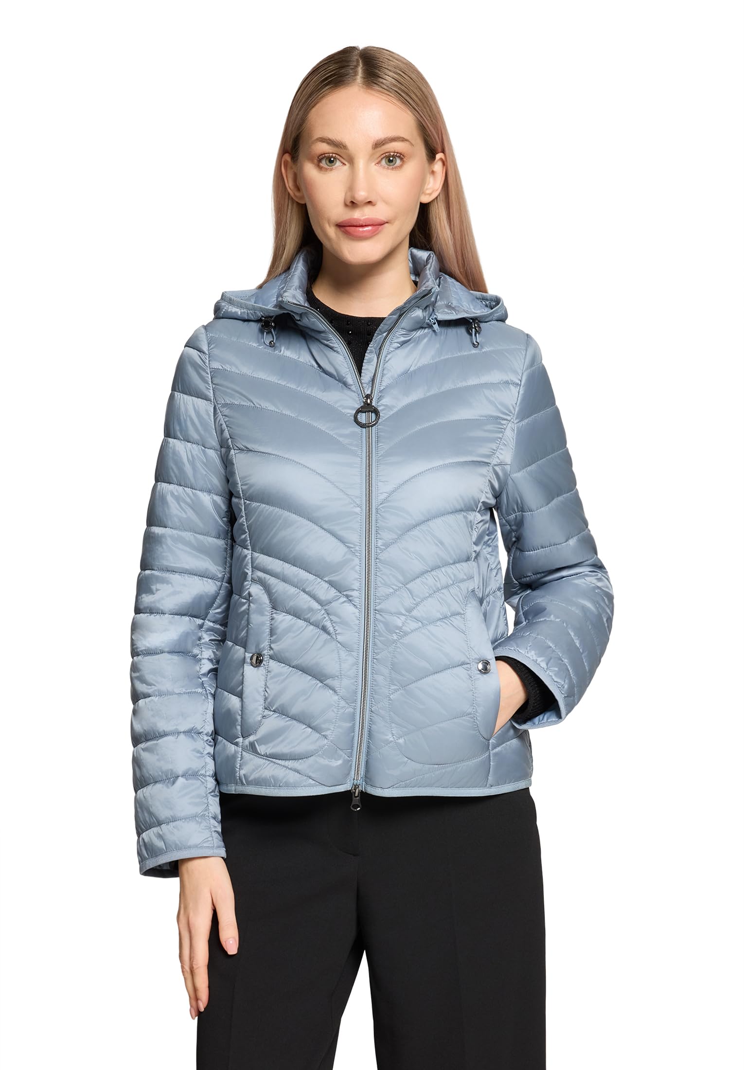 Betty Barclay Damen Outdoorjacke mit Abnehmbarer Kapuze