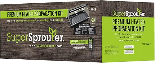 Miniatura 6 de Super Sprouter estación de propagación con bóveda de 7 pulgadas, Premium Propagation Kit con luz T5