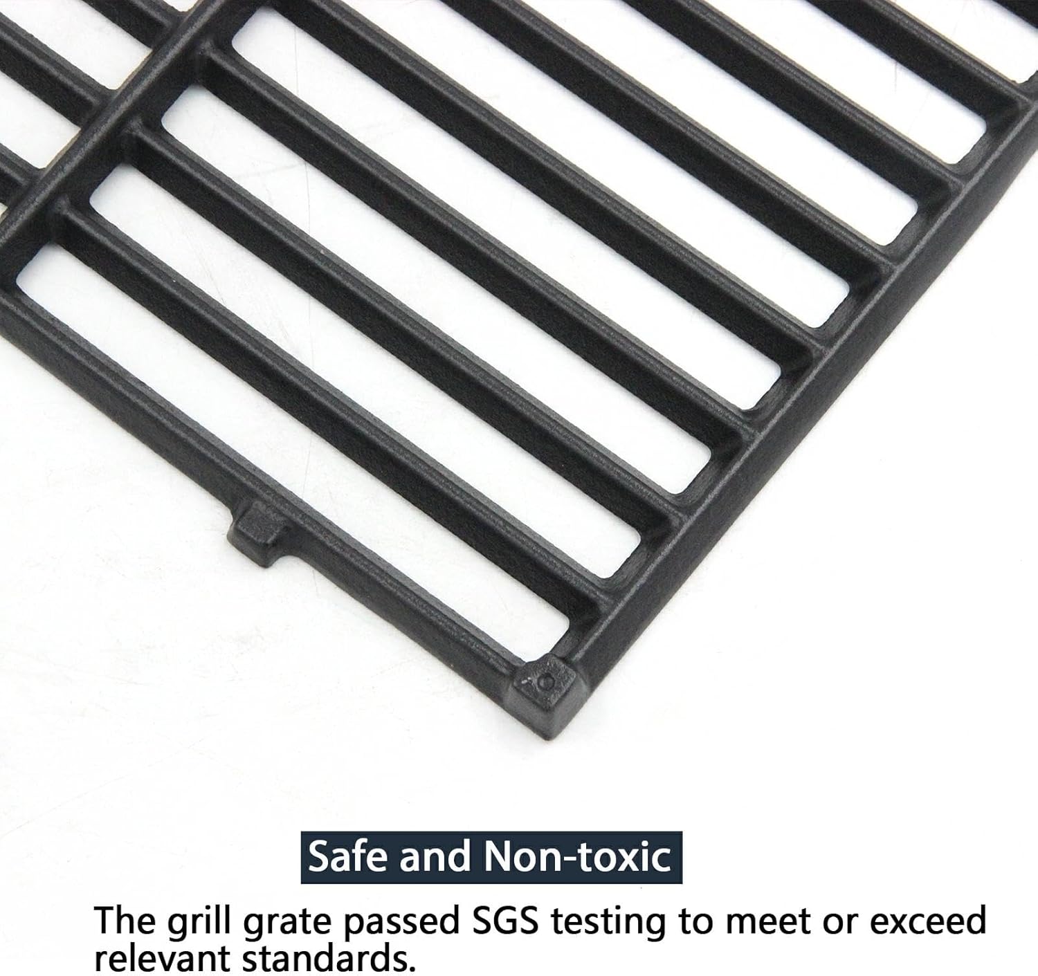 Hongso 17.5" Grill Grates 7637 for Weber Spirit E210, Spirit 200 Series E-210 S-210 E-215 S-215 E-220, Spirit 2 Grill Parts GS4 for Spirit II E/S 210 Gas Grills (Front-Mounted Control Panels), 2-Pack