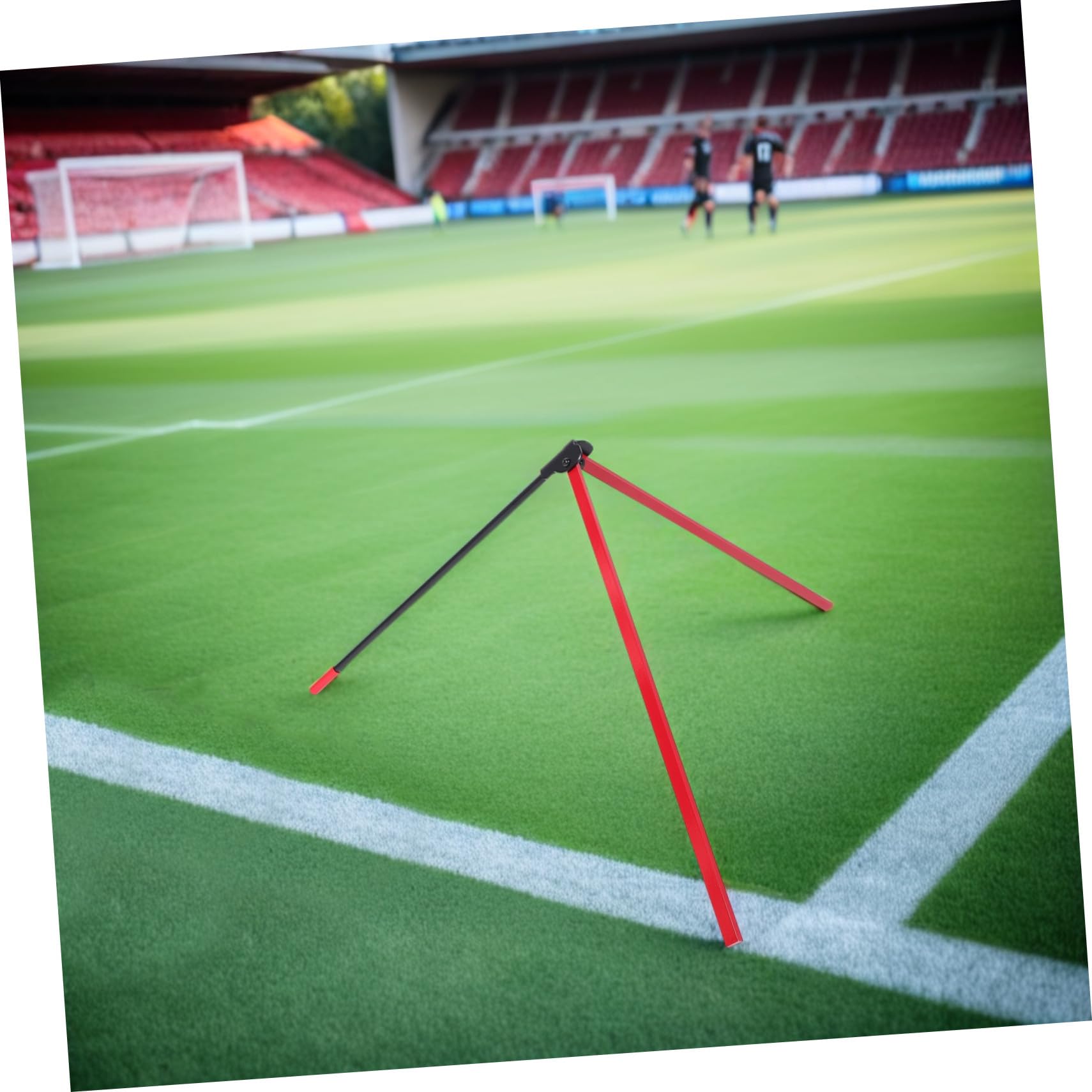 UPKOCH Profi Fußball Kicking Tee aus Metall Verstellbar und rutschfest für Fußballtraining im Freien als Fussball Fest Deko und Wm Feier Deko