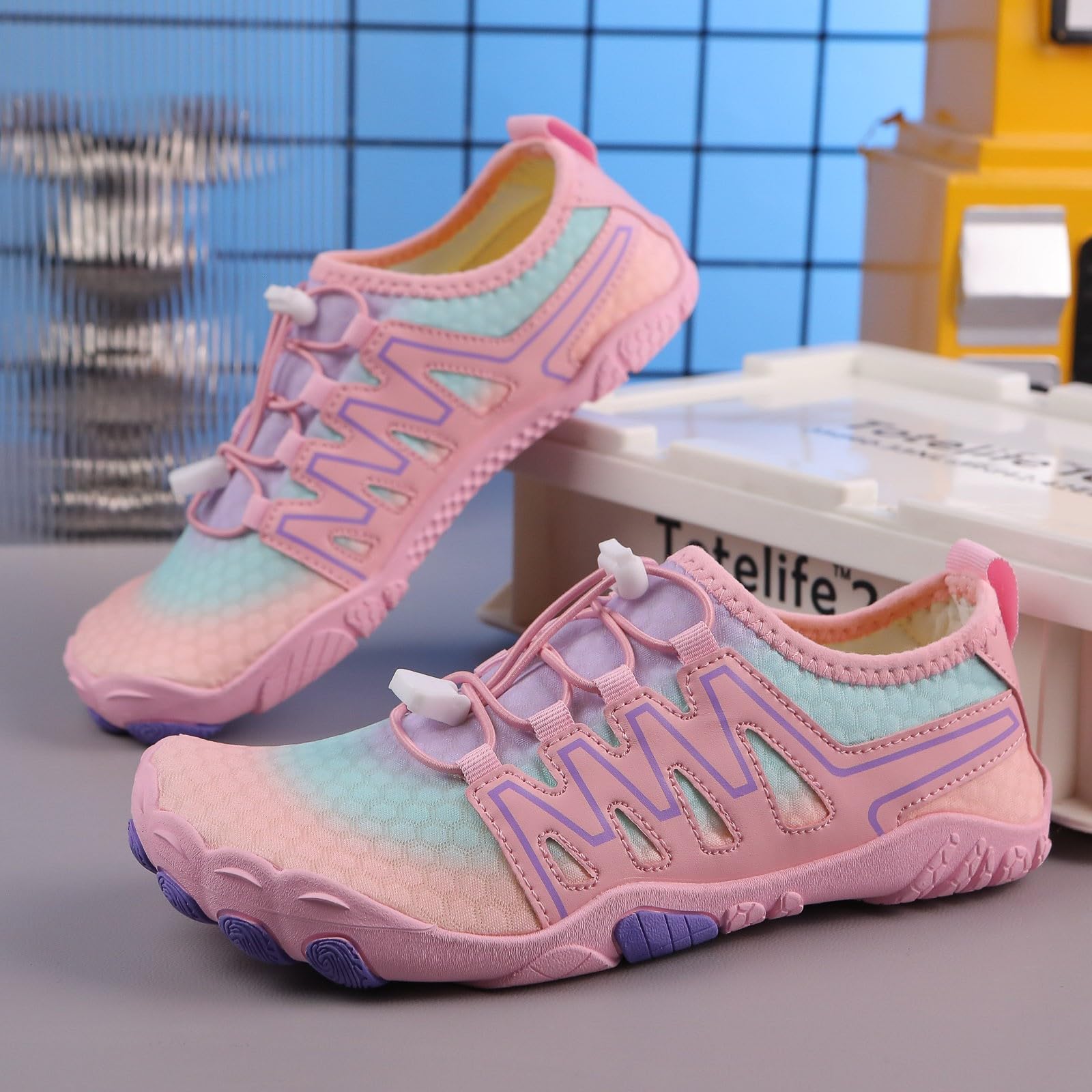 Générique Wasserschuhe zum Schwimmen und Spazieren, für Männer und Frauen, Planschbecken mit weicher Sohle, doppelter Verwendungszweck, Sport für Männer