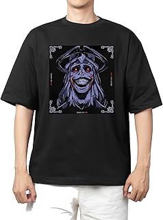 تيشرت بتصميم مستوحى من شخصية سانج جينوو 7 من سلسلة سولو ليفيلينج، أسود