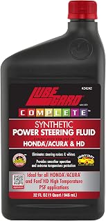 Lubegard 24242 COMPLETE Synthetic Power Steering Fluid for Honda Acura & Ford Super Duty - 32oz High-Performance PSF