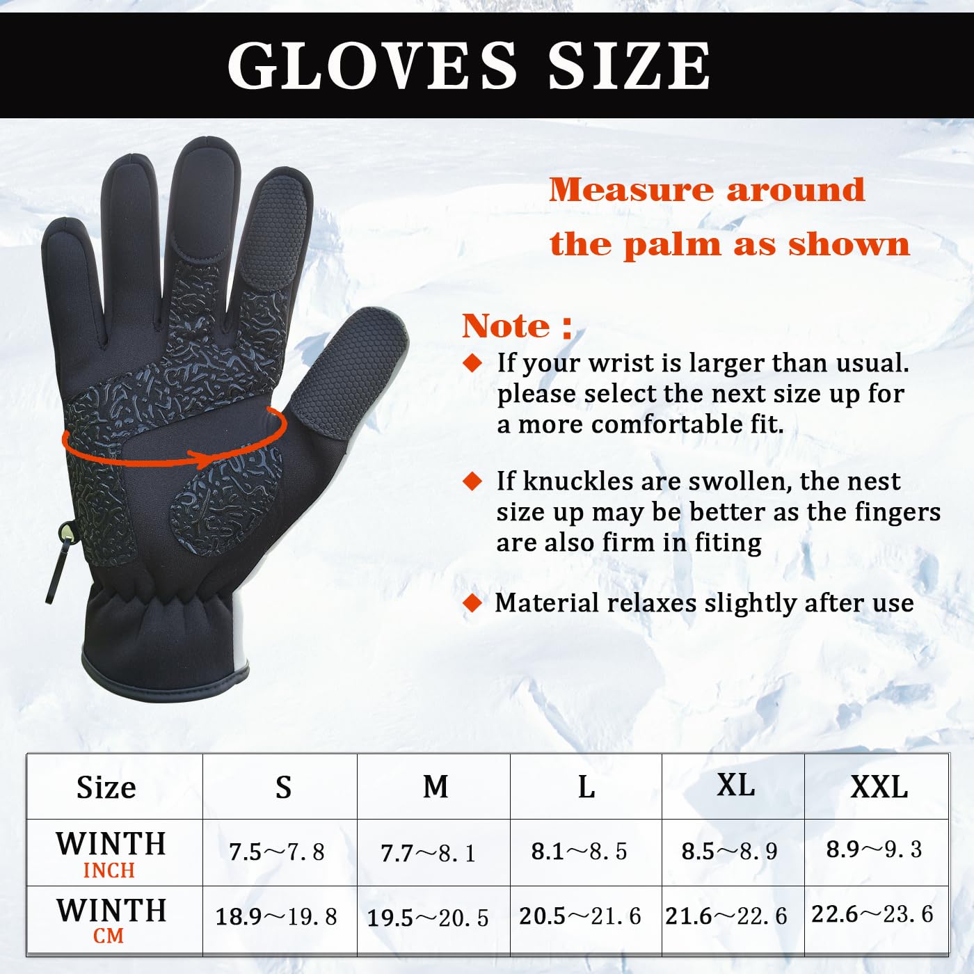 Drasry Neoprene Fishing Gloves Touchscreen 3 Cut Fingers Warm Cold Weather Suitable for Men and Women Ice Fishing Fly Fishing Photography Motorcycle Running Shooting