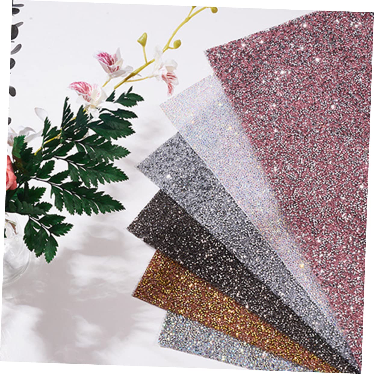 Healeved 2pezzi Tappetino Da Manicure Con Diamanti Per Nail Art Decorazione Elegante Per Salon e Uso Domestico Materiale Resistente e Facile Da Pulire Per Tecniche Di Manicure e Pedicure