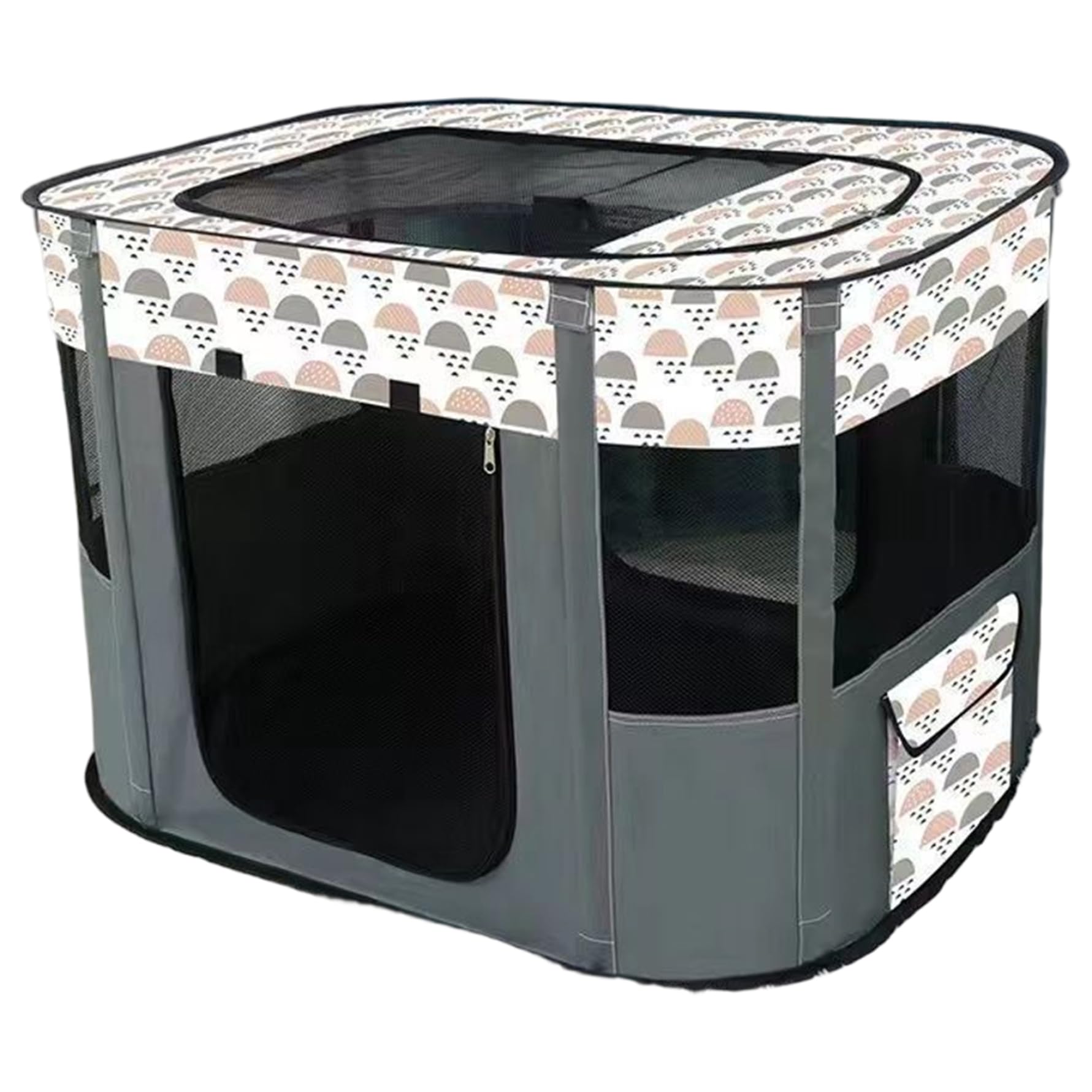 Enclos pour chien pliable en tissu Oxford respirant pour animaux agités