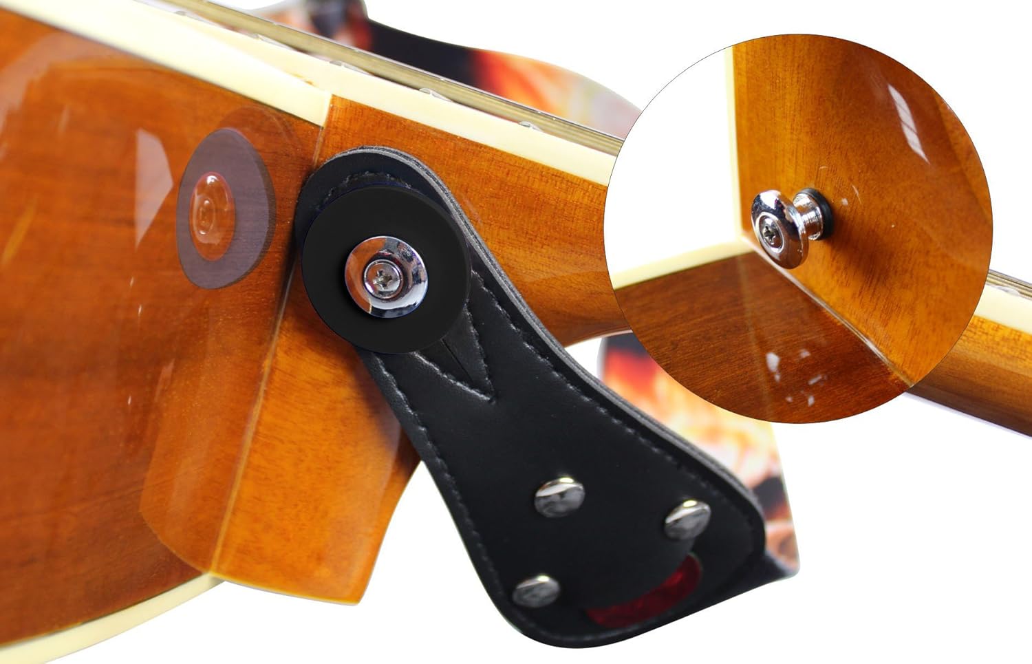 YMC Chrome-Tuning-Peg-Round220-3L3R 6 Pieces 3L3R Semiclosed Guitar Tuning Pegs Tuners Machine Heads : Musical Instruments