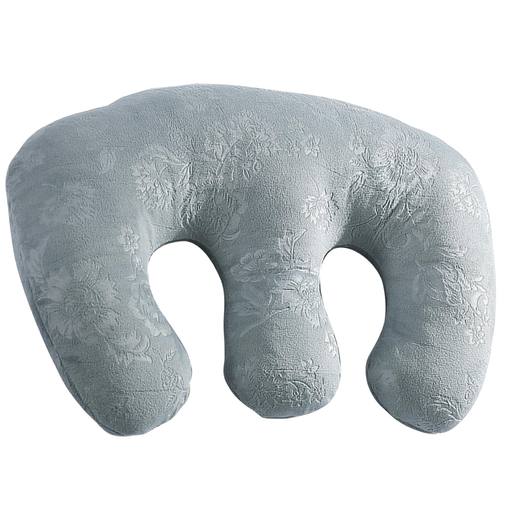 Wedhapy Grey Breast Pillow, Ergonomic Detachable Chest Pillow, Prone Cushion For Napping, Breast Support Pad Bolster Spa Beauty Salon Massage Table Sleep,