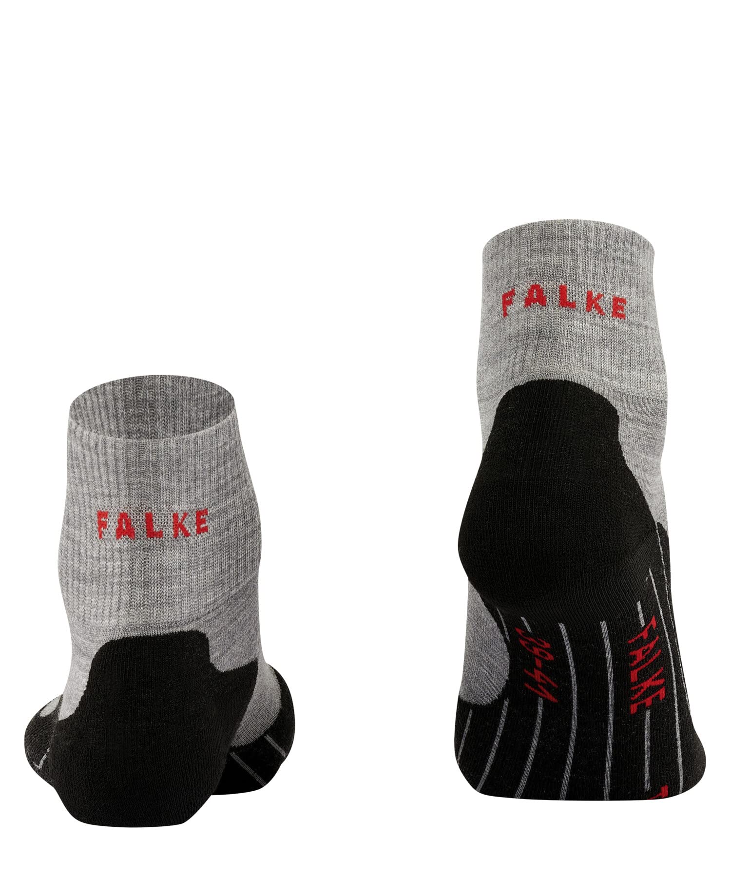 Falke hombre TK5 Short calcetines para senderismo amortiguación ligera antiampollas transpirable secado rápido regulación del clima antiolores lana hilo funcional 1 par