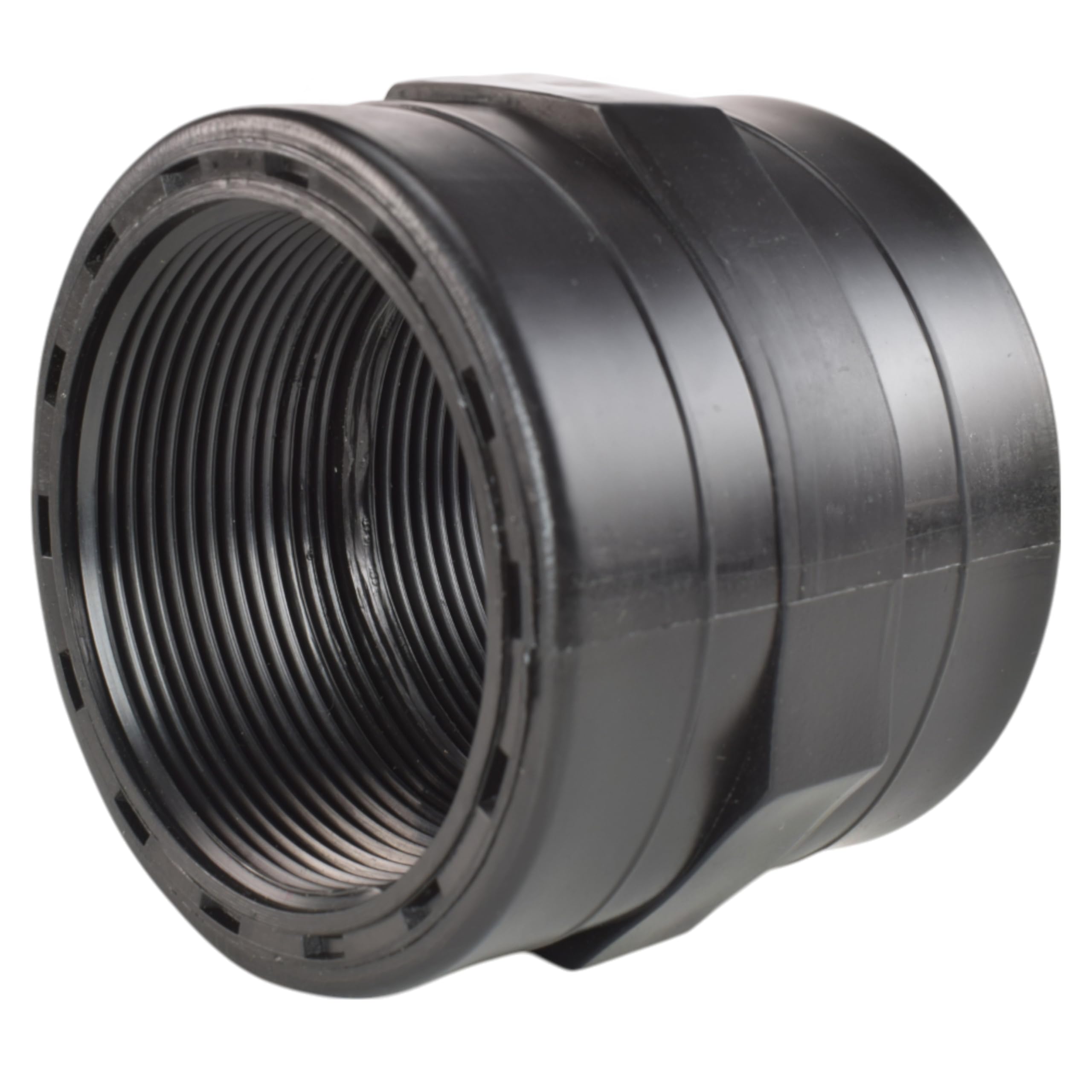 Cost Wise Men's Black 2" Bsp /Fe Threaded Water Pipe Fittings Elbow,Tee Coupler (Socket2bspf001)