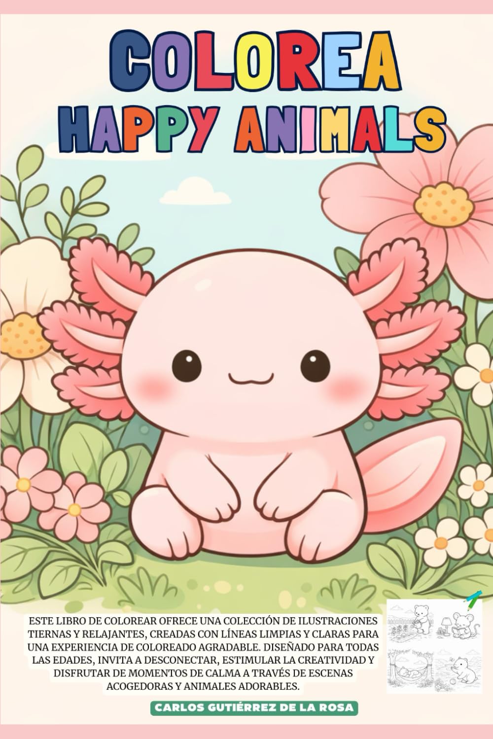 Colorea Happy Animals: Relajación y Diversión para todas las edades