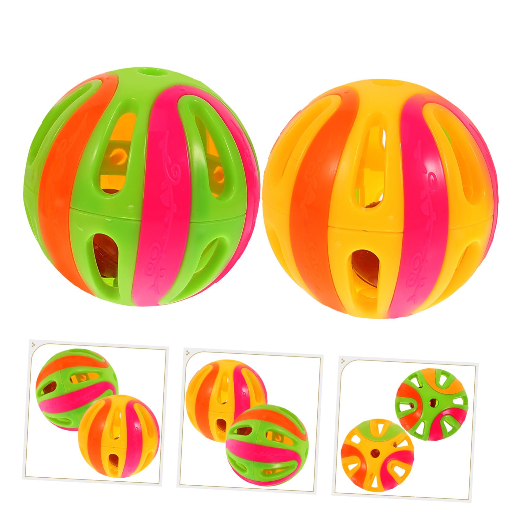 minkissy 30 katzenspielzeug Interactive cat Toy Katzen zubehör klocke katzenkugel Ball für Katzen knete zubehör Spielzeug für Haustiere Katzenglocke Ballspielzeug Kürbis Katzenball