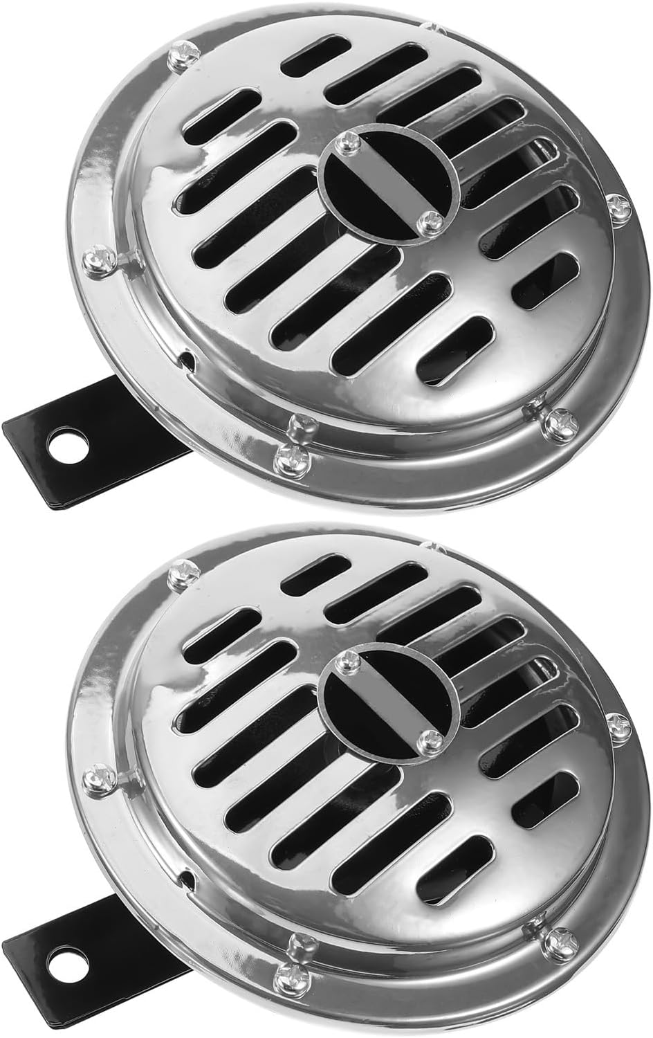 12v Motorcycle Horn Whistle, Manganese Steel Basin-shaped, Black