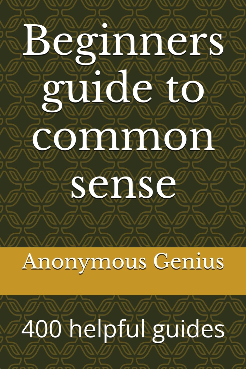 Beginners guide to common sense: 400 helpful guides