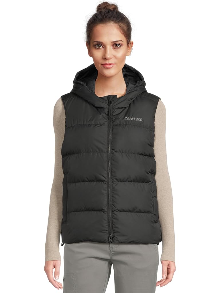 Black Marmot Strollbridge Hooded Vest